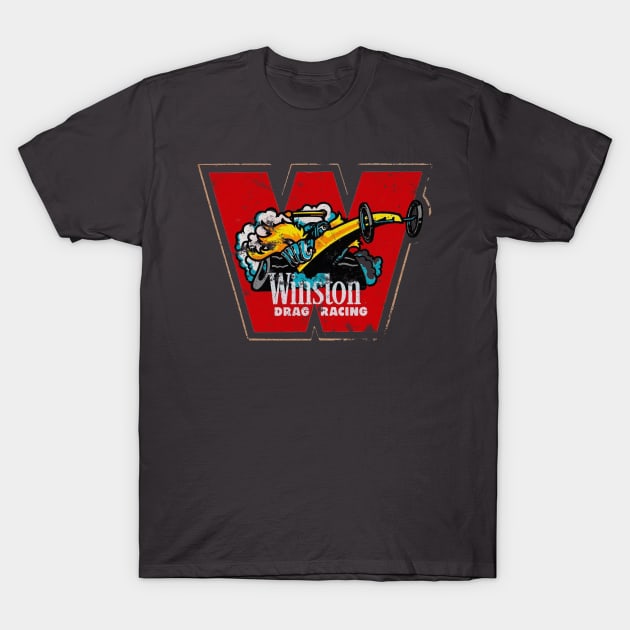 Winston Drag racing T-Shirt by retrorockit